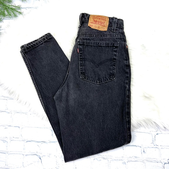 👖|•LEVI'S •| Vintage 512 Slim Fit Tapered Leg High Rise Jeans Vtg 'Size 11' - Picture 2 of 13
